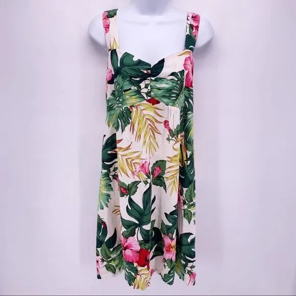 VINTAGE Hawaiian Summer Dress Size M/L - Picture 1 of 8